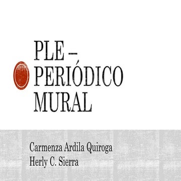 PERIODICO MURAL