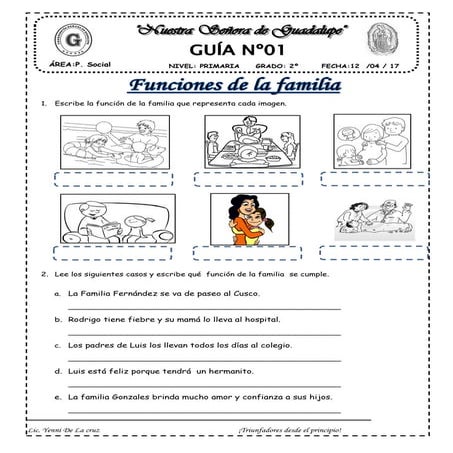 P.s la funciones de la familia | PDF