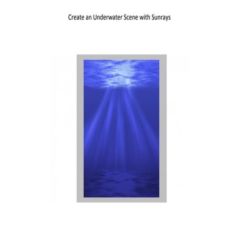 P 18 Underwaterw With Rays