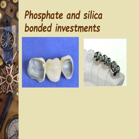 Dental casting investment materials | PPTX - Dental Model Making Casting Supplies For Investment Casting