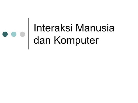Topik Materi UI-UX untuk Perkuliahan di Kampus | PPTX
