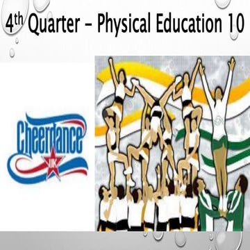P.e lesson 4th quarter