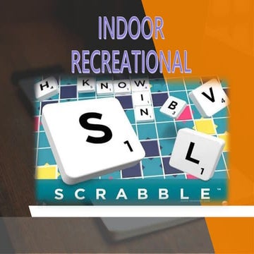 P.E Scrabble-Grade 8-Third Quarter-Indoor recreational activity