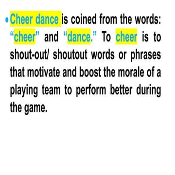 Understanding Cheer Dance and Cheerleading: Definitions and Key ...