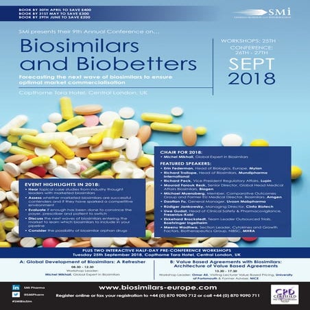 SMi Group's Biosimilars & Biobetters conference | PDF