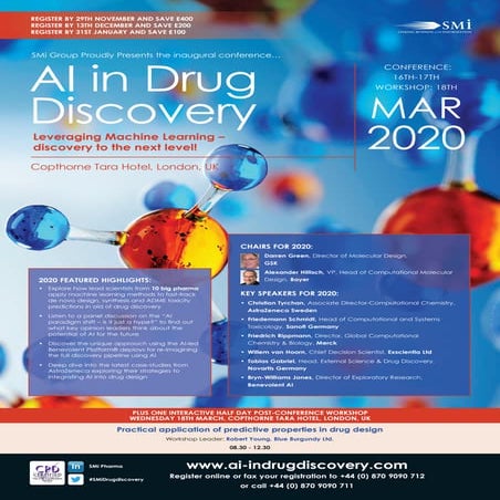 SMi Group's AI in Drug Discovery 2020 conference