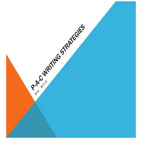 P-A-C Writing Strategies
