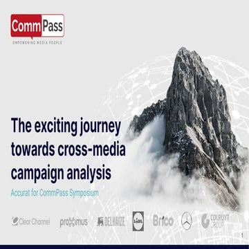 The exciting journey towards cross-media campaign analysis 
