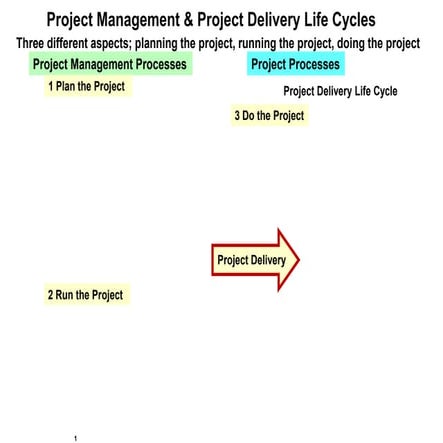 Project Management and Project Delvery Lifecycles 