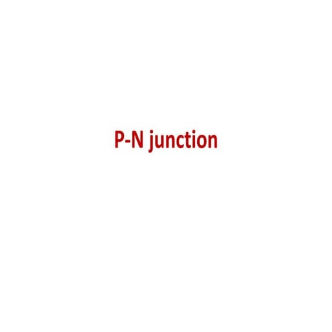 P n junction--eema