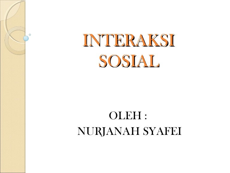 P P Interaksi Sosial