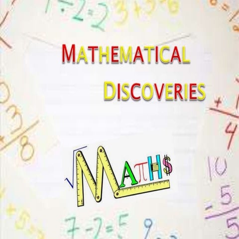 Mathematical Discoveries