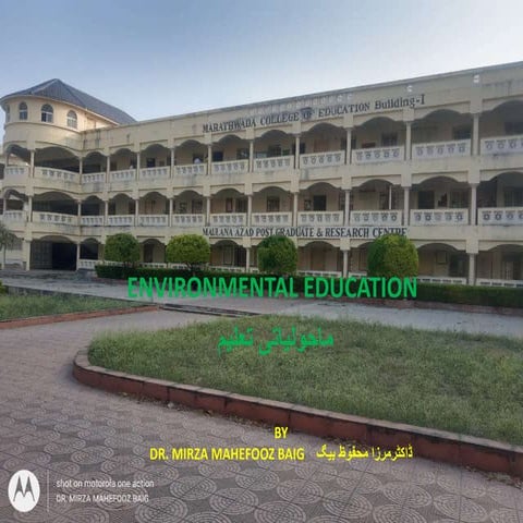 P-X ENVT EDN UNIT-I(A )& (B) Defn, Scope, Importance of Environmental Edn.pptx