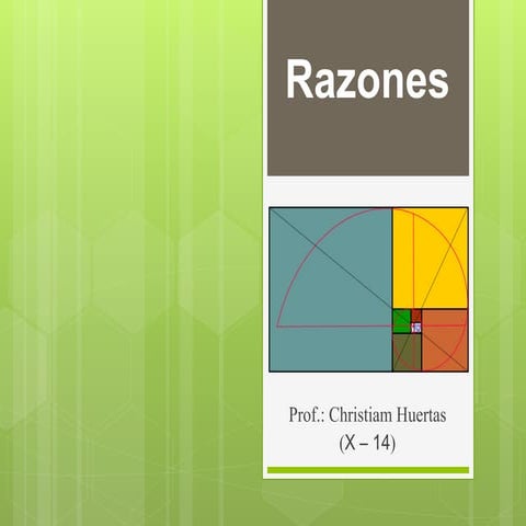 Razón matemática y ejemplos | PPTX
