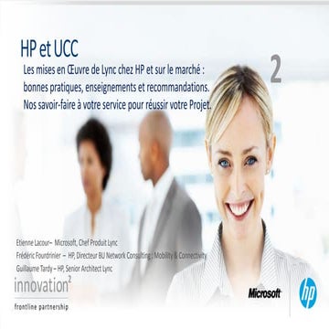 Lync Interact France -  Lync@HP Microsoft France