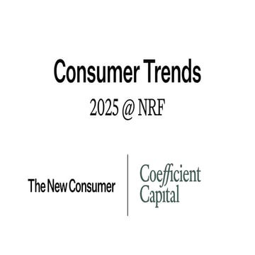 Forecasting the future: Consumer trends for 2025 and fireside chat with Rare ...