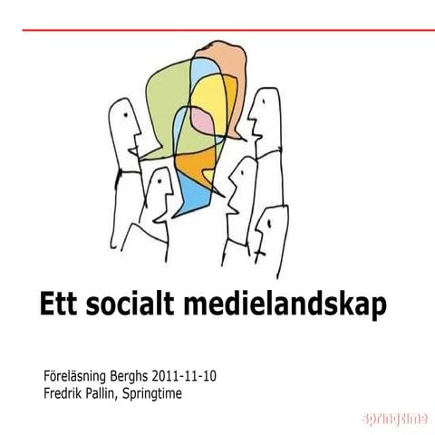Marknads-PR på Berghs: Socialt medielandskap