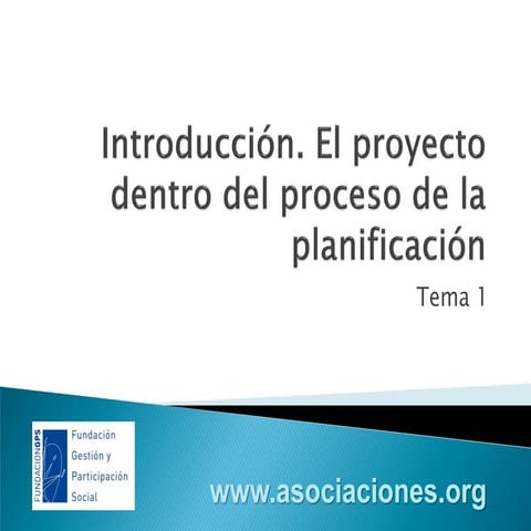 Diseño y elaboración de proyectos I | PDF