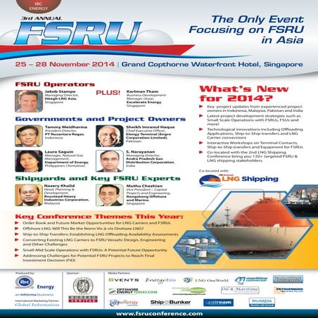 3rd Annual FSRU Conference 2014