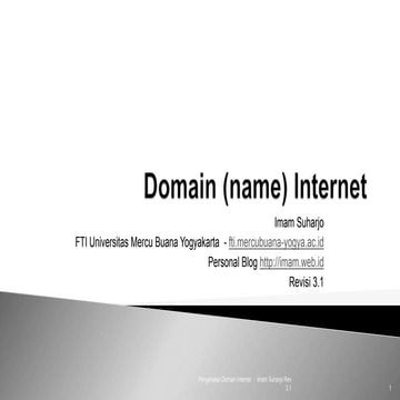 Pengantar Nama Domain Internet