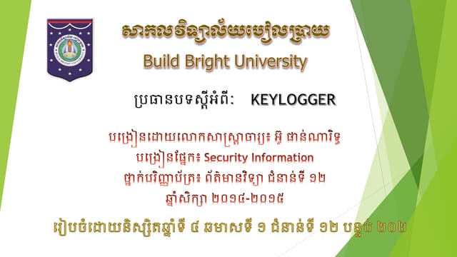 Understanding Keylogger