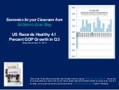 US GDP Grows by a Healthy 4.1 Perce...