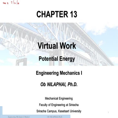 P13_Potential Energy.pdf engineering static for engineering mechanic | PDF