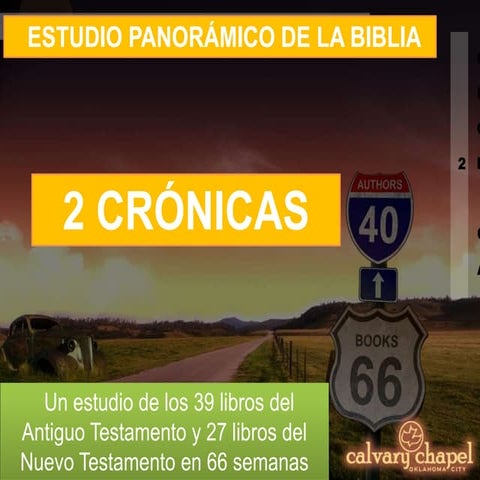 P14 Estudio Panorámico de la Biblia: 2 Crónicas 