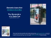 The Economics of a Soda Tax