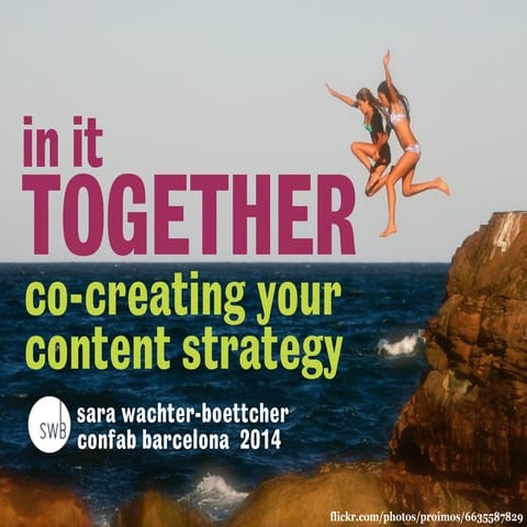 In It Together: Co-Creating Your Content Strategy