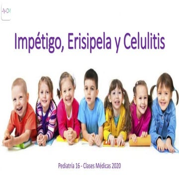 P16 Impétigo, erisipela y celulitis