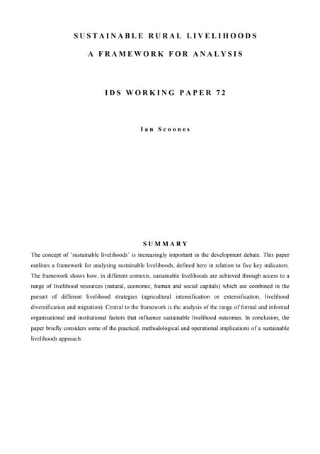 P1833 Sustainable Rural Livelihoods Ids Paper72