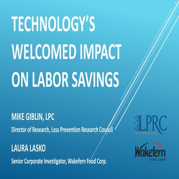 P19 technologys welcomed impact on labor cost 6.13.19