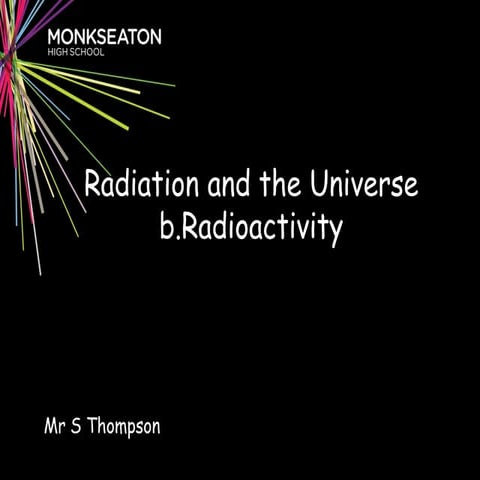 TOPIC 1: HISTORY OF RADIATION | PPTX