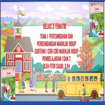 Kelas 3 Tematik Tema 1 Pertumbuhan Dan Perkembangan Makhluk Hidup