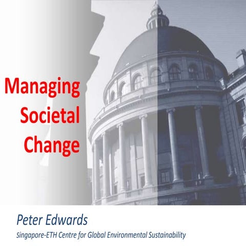 ISCN 2016: Plenary 1: Managing Societal Change