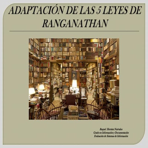 Práctica 1: Las leyes de Ranganathan | PDF