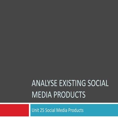 P1 social media products