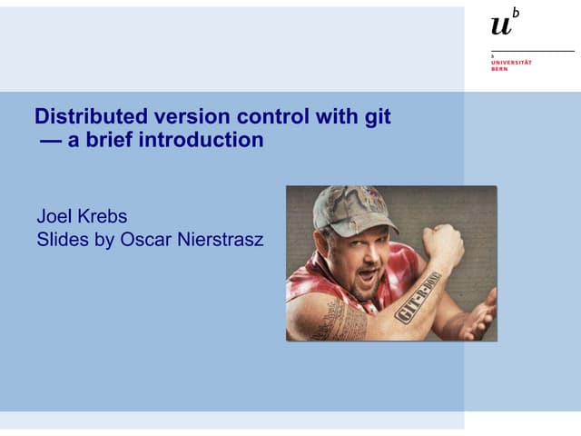 Quick Introduction to git