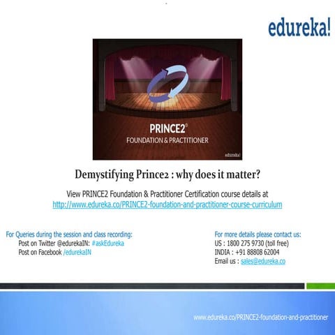 Demystifying Prince2 : Why does it matter?