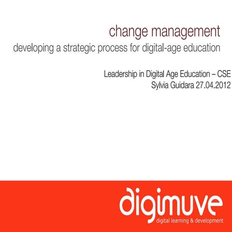 Change Management: Leadership in Digital Age Education