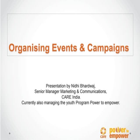 Committee's for Event planning | PPTX