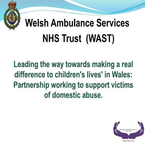 Leading the way towards making a real difference to children's lives in Wales: