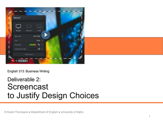 P2 lecture3 screencasting_design_justification_billboardorposter