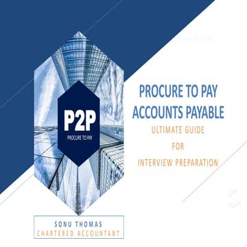 Accounts payable process under sales depa