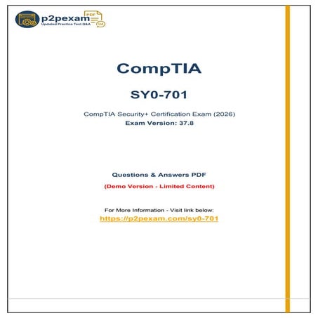 Comprehensive Guide to CompTIA Security+ SY0-701 Exam 2025 Preparation ...