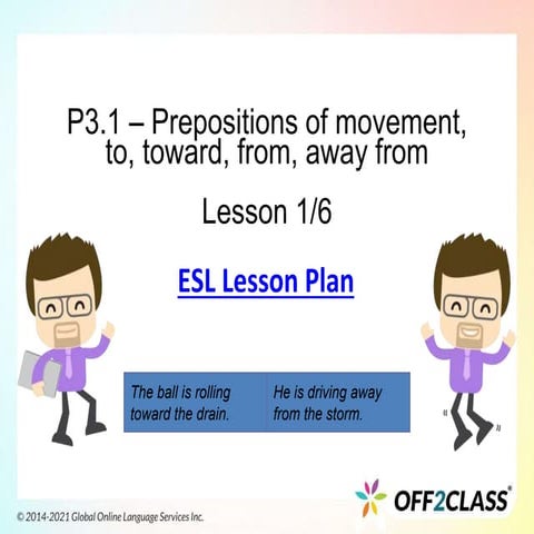 Teaching Prepositions Of Movement — Free ESL Lesson Plan