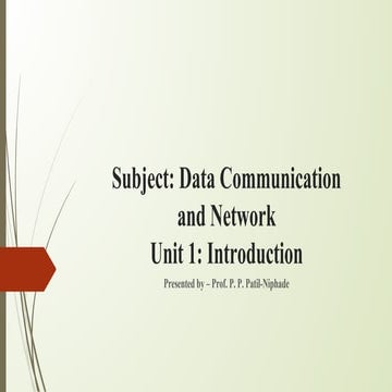 data communication in security and network communication