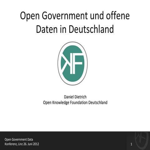 Open Government und offenen Daten in Deutschland