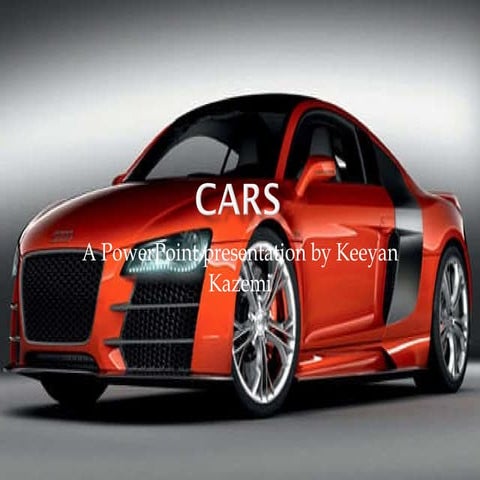 Simple_Cars_Presentation presentation on cars | PPTX